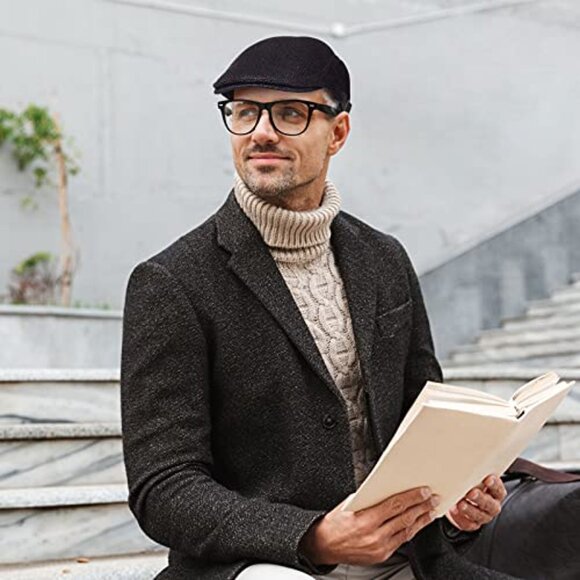 Mesh Newsboy Cap Set Breathable Summer Adjustable Retro Beret Hats Y2K main image 7